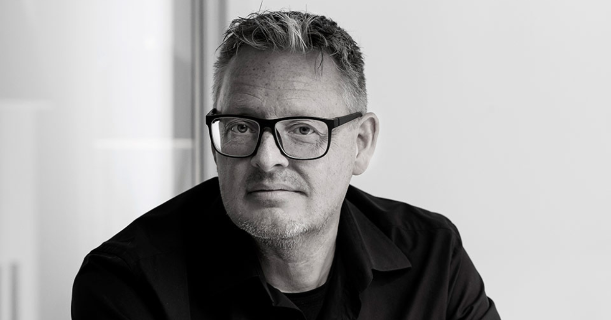 Henrik Pedersen, Danish designer behind HOUE furniture, photographed in his studio — creator of Scandinavian outdoor furniture collections for modern Australian homes.